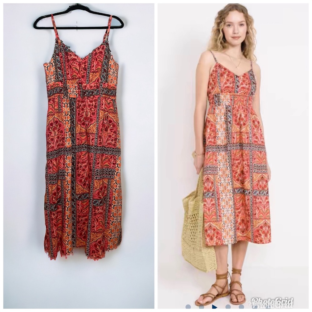 New Old Navy Patchwork Boho Sun Dress